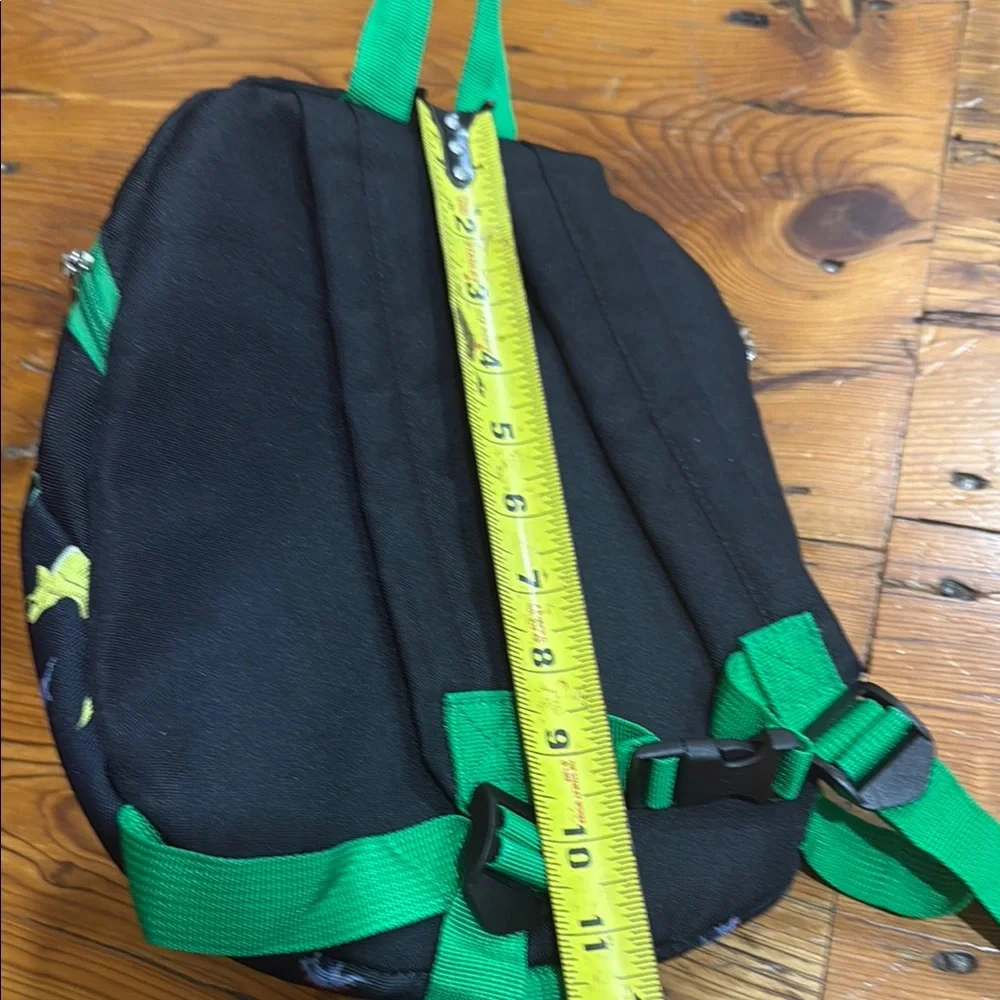 Dinosaur Adventure Kids Backpack - Black and Green